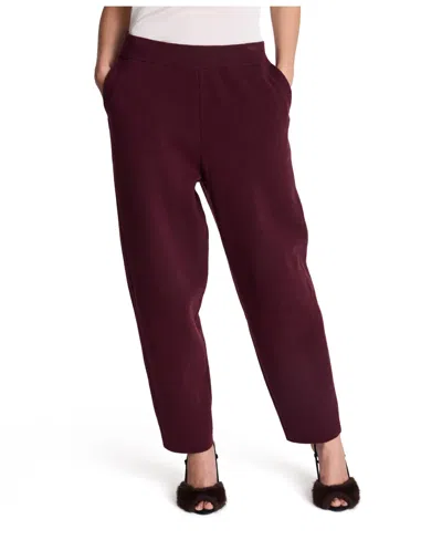 Kenneth Cole Women's Pull-on Barrel Leg Elastic-waist Pants In Red