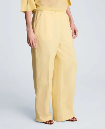 Kenneth Cole Women's Pull-on Wide-leg Pants In White