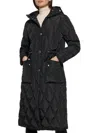 Kenneth Cole Women's Quilted Puffer Stadium Jacket In Black
