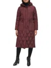 Kenneth Cole Women's Quilted Puffer Stadium Jacket In Port
