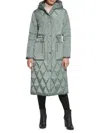 Kenneth Cole Stadium Length Coat In Sage