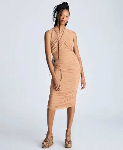 KENNETH COLE WOMEN'S RUCHED BODYCON DRESS