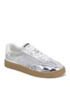 Kenneth Cole Sam Platform Sneaker In Silver Mesh