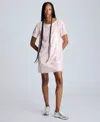 Kenneth Cole T-shirt Shift Dress In Rose