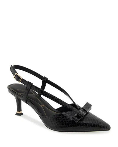Kenneth Cole Women's Umayra Pumps In Black Snake