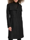 Kenneth Cole Wool-blend Coat In Black