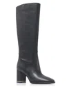Kenneth Cole Yvonne Knee High Boot In Black Leather