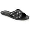 Kenneth Cole Jula Flat Sandal In Black