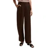 Kenneth Cole Womens High-rise Polyester Wide Leg Pants In Black