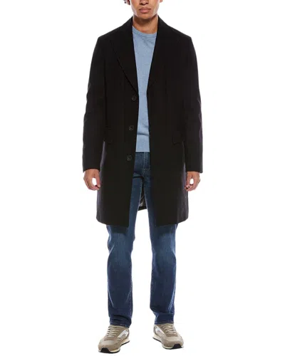 KENNETH COLE WOOL-BLEND MELTON COAT