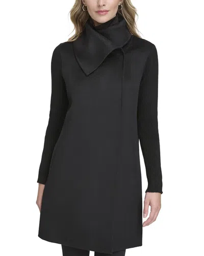 Kenneth Cole Wool-blend Medium Jacket In Black