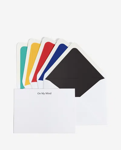 Kenneth Cole X Dear Annabelle Collab On My Mind Notecard Set Of 10 In Multi