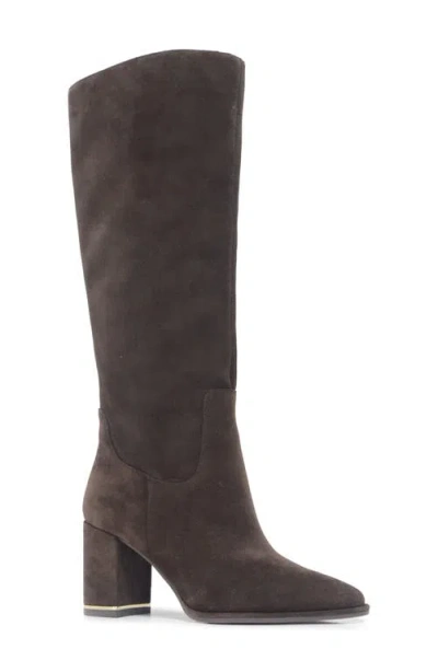 Kenneth Cole Yvonne Knee High Boot In Chocolate Suede