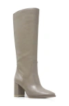 Kenneth Cole Yvonne Knee High Boot In Taupe Leather