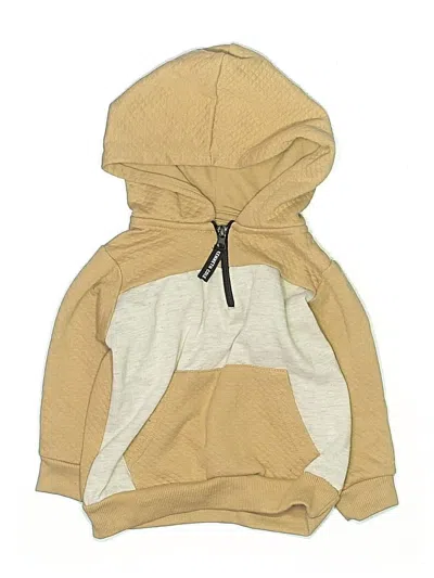 Pre-owned Kenneth Cole Kids' Zip Up Hoodie In Tan