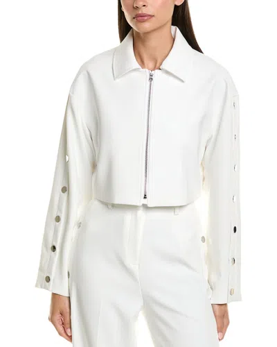 Kenneth Cole Zip-up Jacket In White