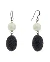 Kenneth Jay Lane 12mm Pearl Dangle Earrings