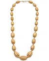 Kenneth Jay Lane 18k Plated Bead Necklace