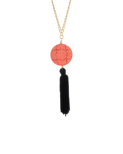 KENNETH JAY LANE KENNETH JAY LANE 18K PLATED PENDANT NECKLACE