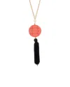 Kenneth Jay Lane 18k Plated Pendant Necklace