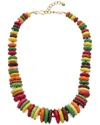 Kenneth Jay Lane 18k Plated Rainbow Necklace