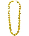 Kenneth Jay Lane 22k Plated Necklace In Green