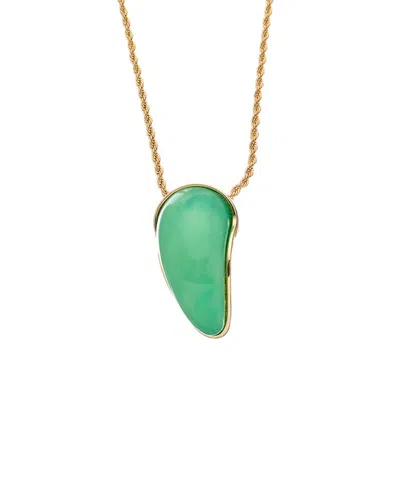 Kenneth Jay Lane 22k Plated Pendant Necklace