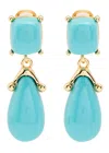 Kenneth Jay Lane 22kt Gold-plated Clip-on Drop Earrings In Gold