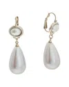Kenneth Jay Lane 7-15mm Faux Pearl Dangle Earrings