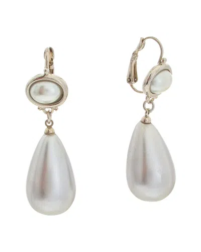 Kenneth Jay Lane 7-15mm Faux Pearl Dangle Earrings