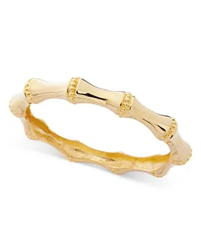 Kenneth Jay Lane Bamboo Bangle Bracelet In Gold