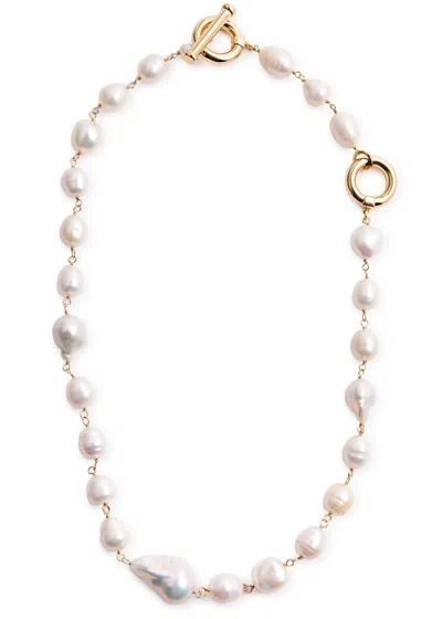 Kenneth Jay Lane Baroque Pearl-embellished Necklace