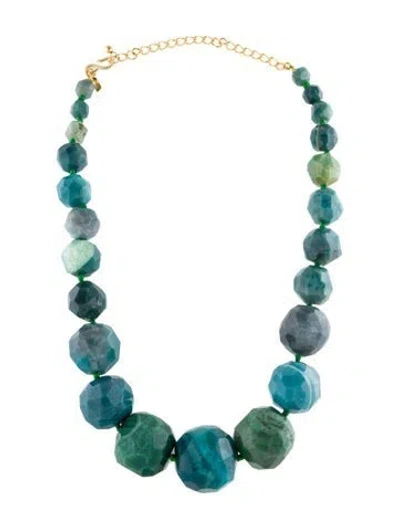 Pre-owned Kenneth Jay Lane Bead Strand Collar Necklace, 25.75" In Multi