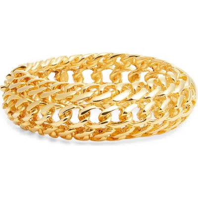 Kenneth Jay Lane Braided Bangle In Gold