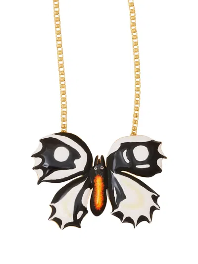 Kenneth Jay Lane Butterfly Chain Necklace