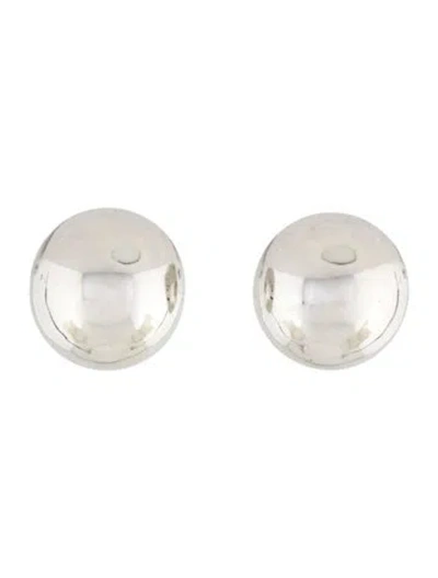 Pre-owned Kenneth Jay Lane Button Clip-on Earrings In Multi
