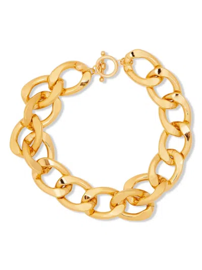 Kenneth Jay Lane Chain-link Necklace In 金色
