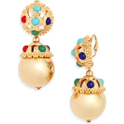 Kenneth Jay Lane Clip-on Earrings In Gold