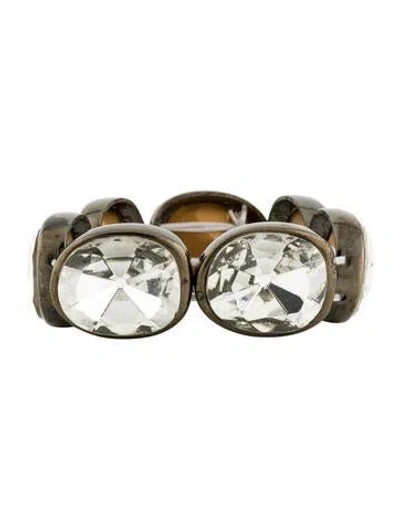 Pre-owned Kenneth Jay Lane Crystal Bead Bracelet In Multi