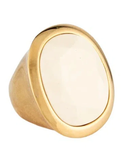 Pre-owned Kenneth Jay Lane Crystal Cocktail Ring In Multi