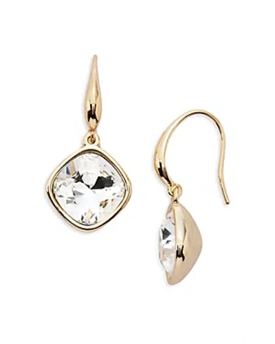 Kenneth Jay Lane Women's 14k-gold-plated & Glass Crystal Drop Earrings In Gold Crystal