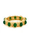 Kenneth Jay Lane Crystal-embellished 22kt Gold-plated Bracelet In Gold