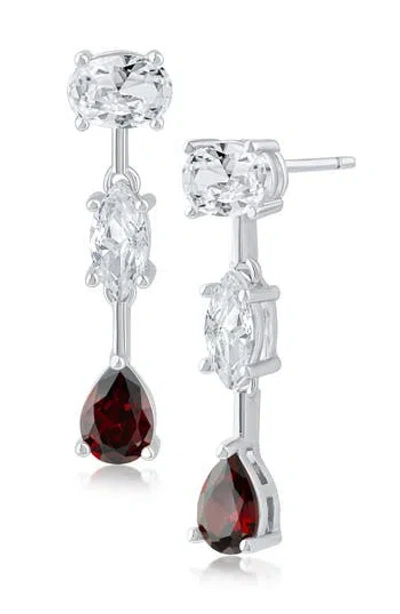 Kenneth Jay Lane Cubic Zirconia Bar Drop Earrings
