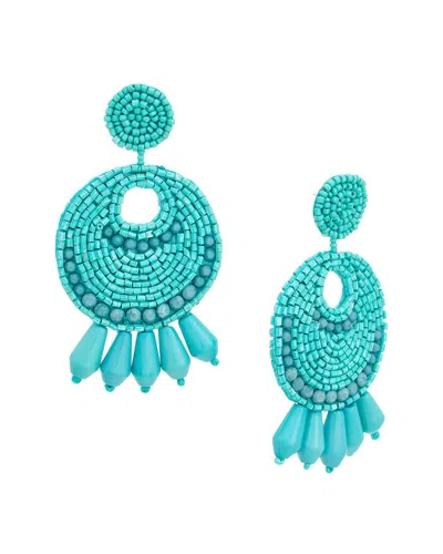 Kenneth Jay Lane Dangle Earrings In Blue