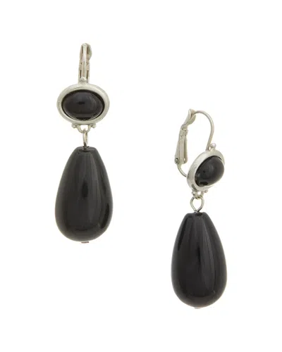 Kenneth Jay Lane Dangle Earrings In Black