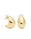 Kenneth Jay Lane Women's Goldtone Domed Hoop Earrings In Gold