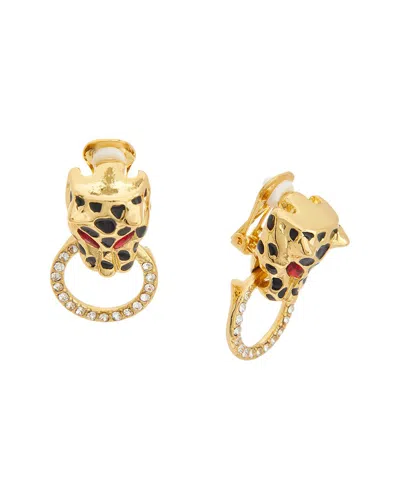 Kenneth Jay Lane Doorknocker Earrings In Gold