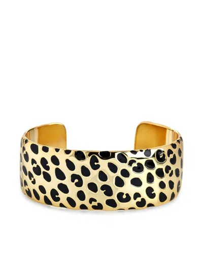 Kenneth Jay Lane Embellished-spots Bracelet In Gold