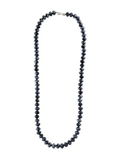 Pre-owned Kenneth Jay Lane Faceted Resin Bead Necklace In Multi