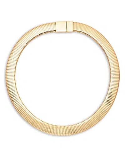 Kenneth Jay Lane Flat Stretch Collar Necklace, 18.5 In Gold